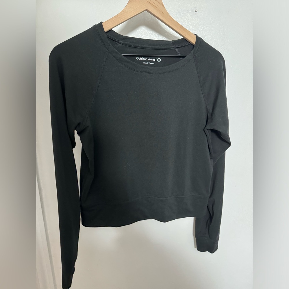 OV cloudknit long sleeve in Black